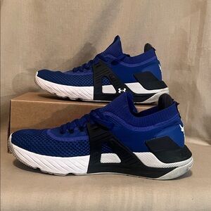 Under Armour Project Rock HOVR Training Shoes Blue/Black